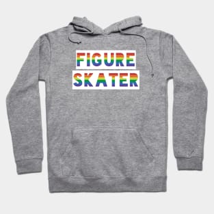 Figure Skater Gay Pride Hoodie